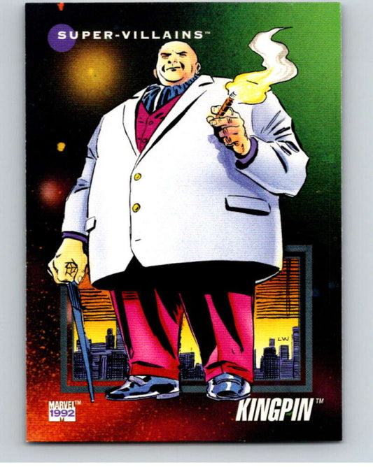 1992 Impel Marvel Universe #130 Kingpin   V72016 Image 1