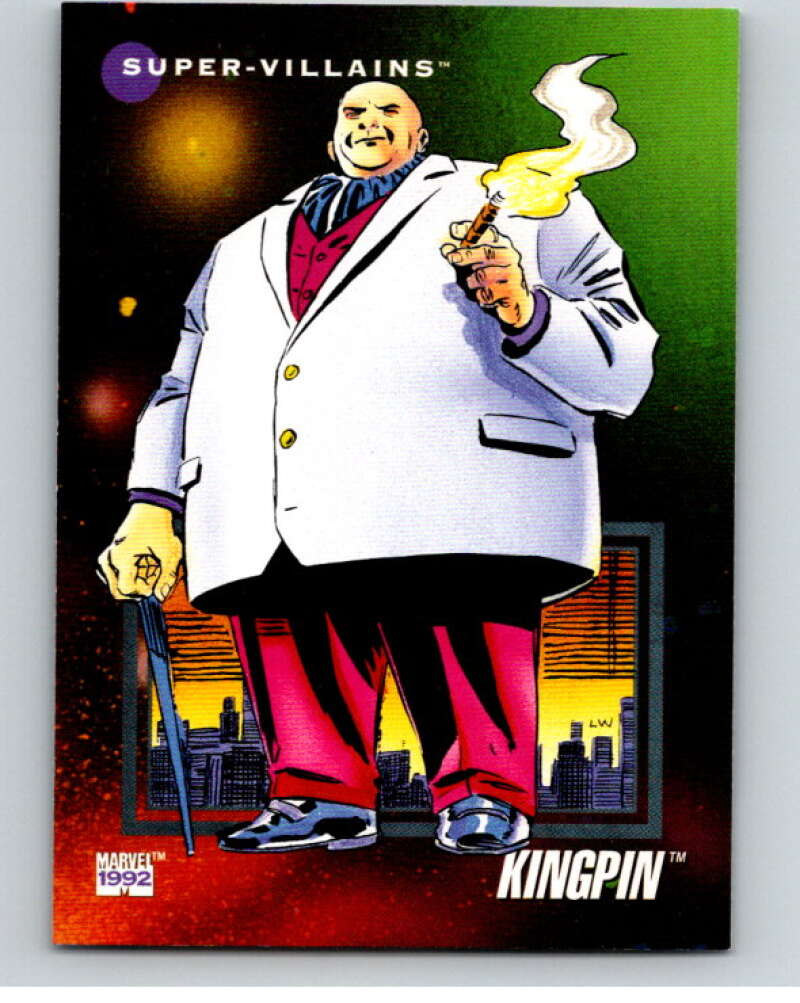1992 Impel Marvel Universe #130 Kingpin V72017 Image 1