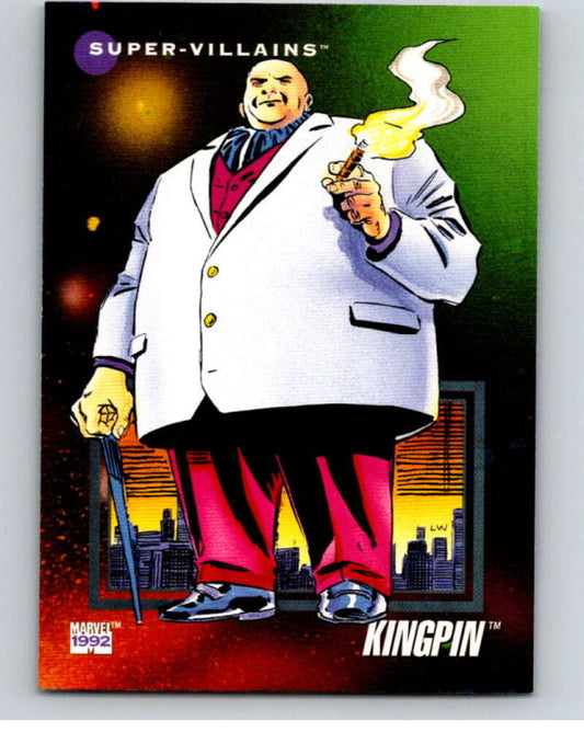 1992 Impel Marvel Universe #130 Kingpin   V72017 Image 1