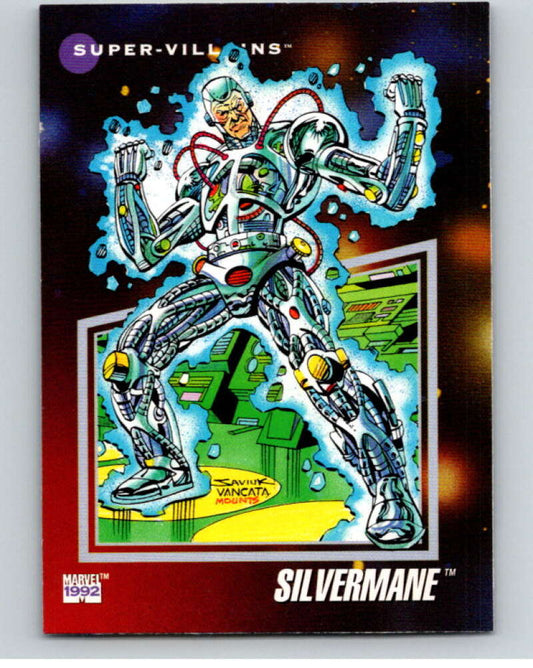 1992 Impel Marvel Universe #131 Silvermane   V72020 Image 1