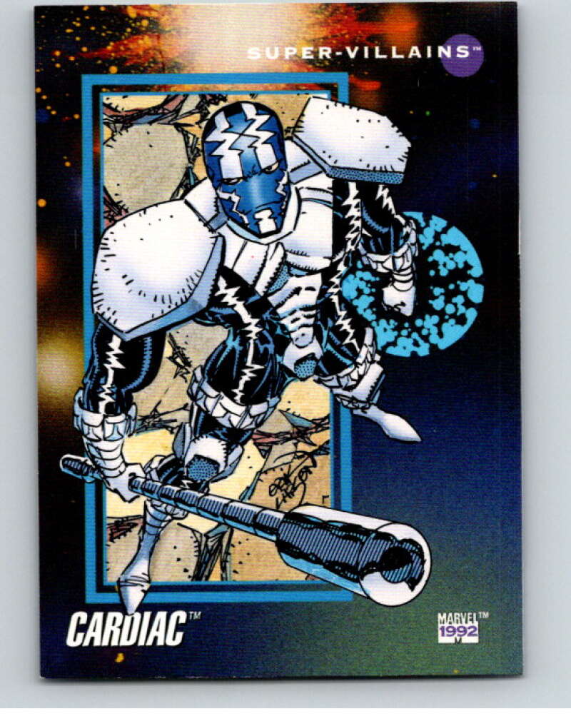 1992 Impel Marvel Universe #132 Cardiac V72024 Image 1