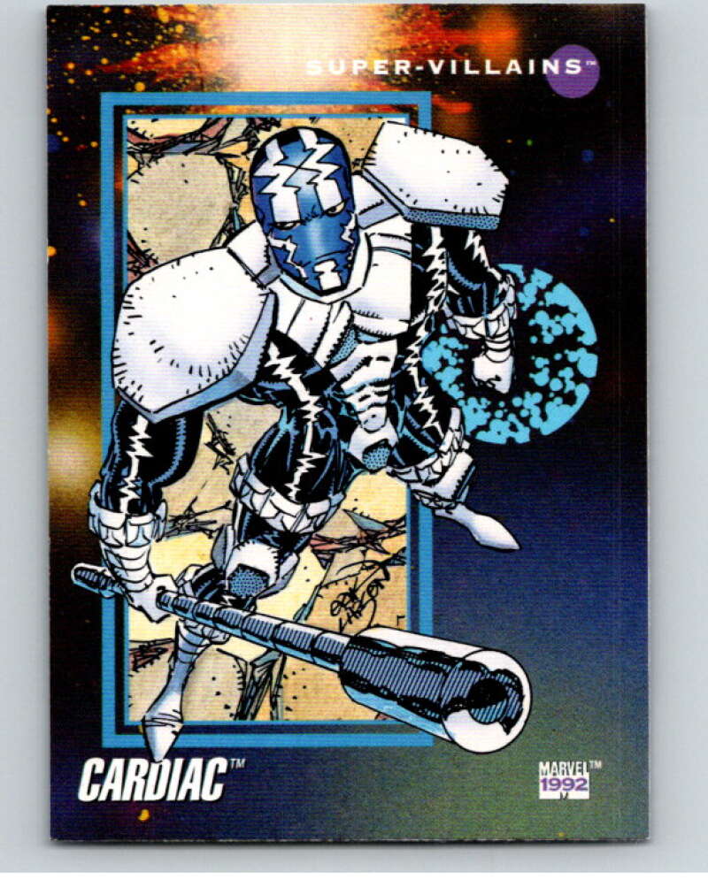1992 Impel Marvel Universe #132 Cardiac V72027 Image 1
