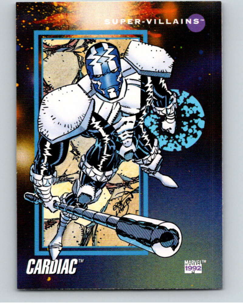 1992 Impel Marvel Universe #132 Cardiac V72028 Image 1