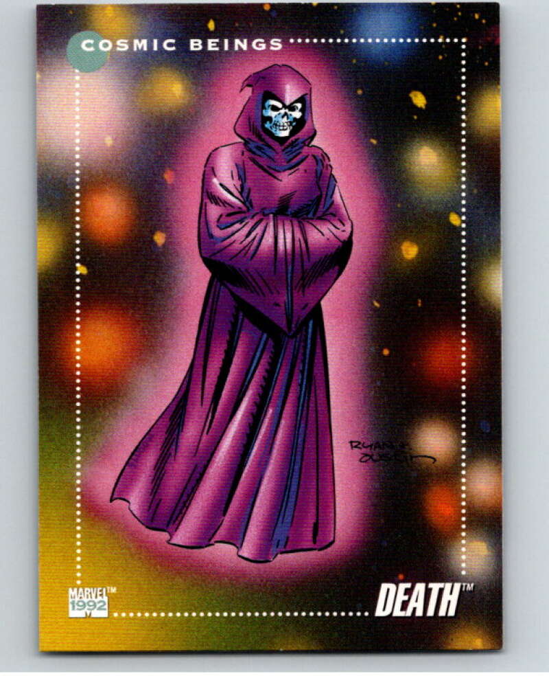 1992 Impel Marvel Universe #157 Death V72049 Image 1