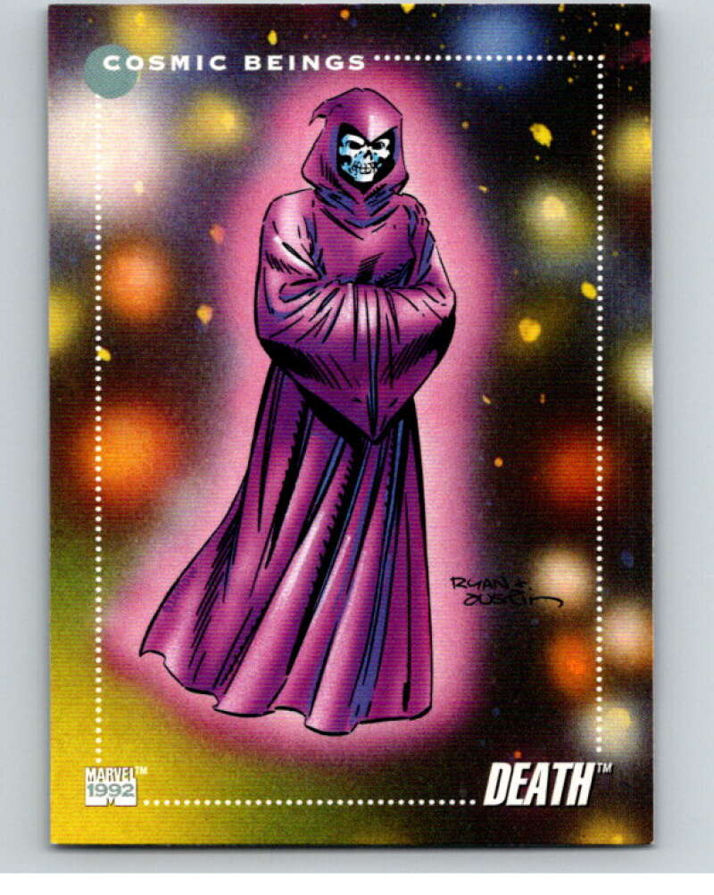 1992 Impel Marvel Universe #157 Death V72050 Image 1