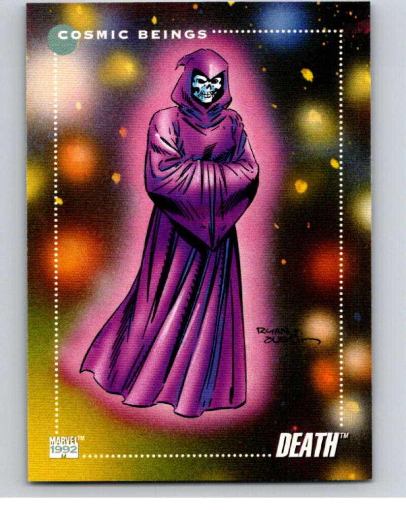 1992 Impel Marvel Universe #157 Death V72051 Image 1