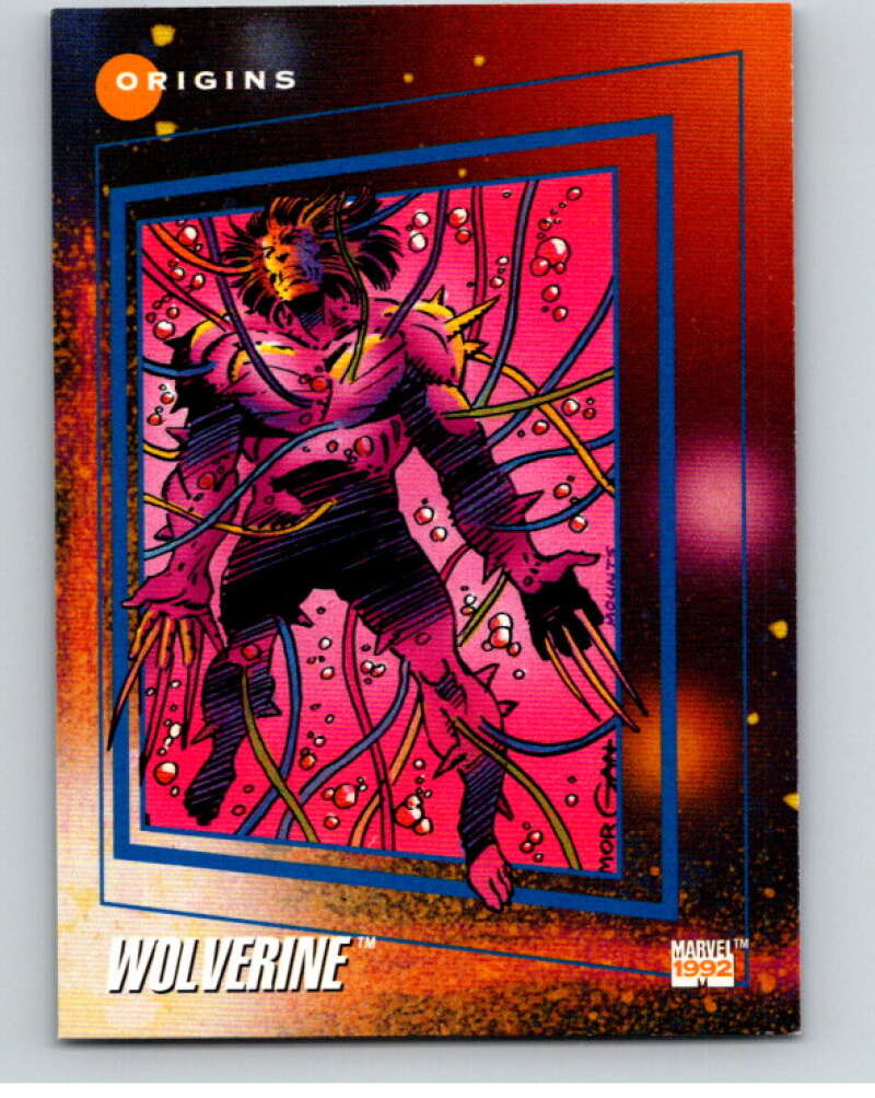 1992 Impel Marvel Universe #164 Wolverine V72058 Image 1