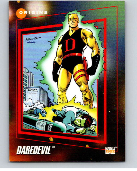 1992 Impel Marvel Universe #168 Daredevil   V72065 Image 1