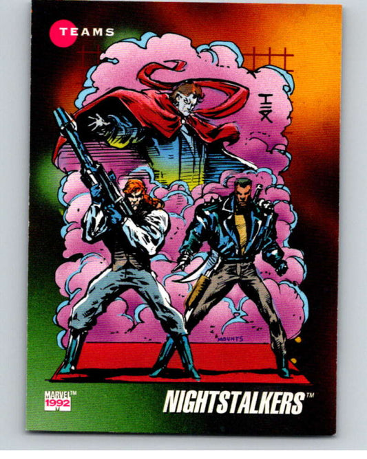 1992 Impel Marvel Universe #177 Nightstalkers   V72074 Image 1