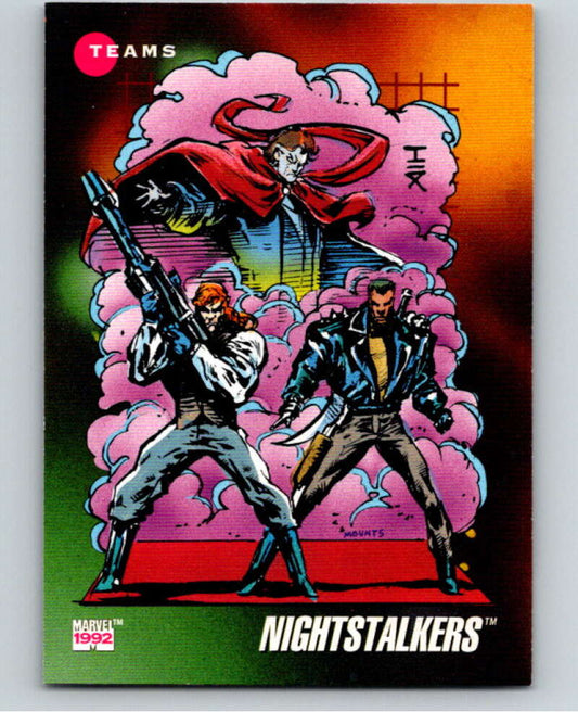 1992 Impel Marvel Universe #177 Nightstalkers   V72075 Image 1