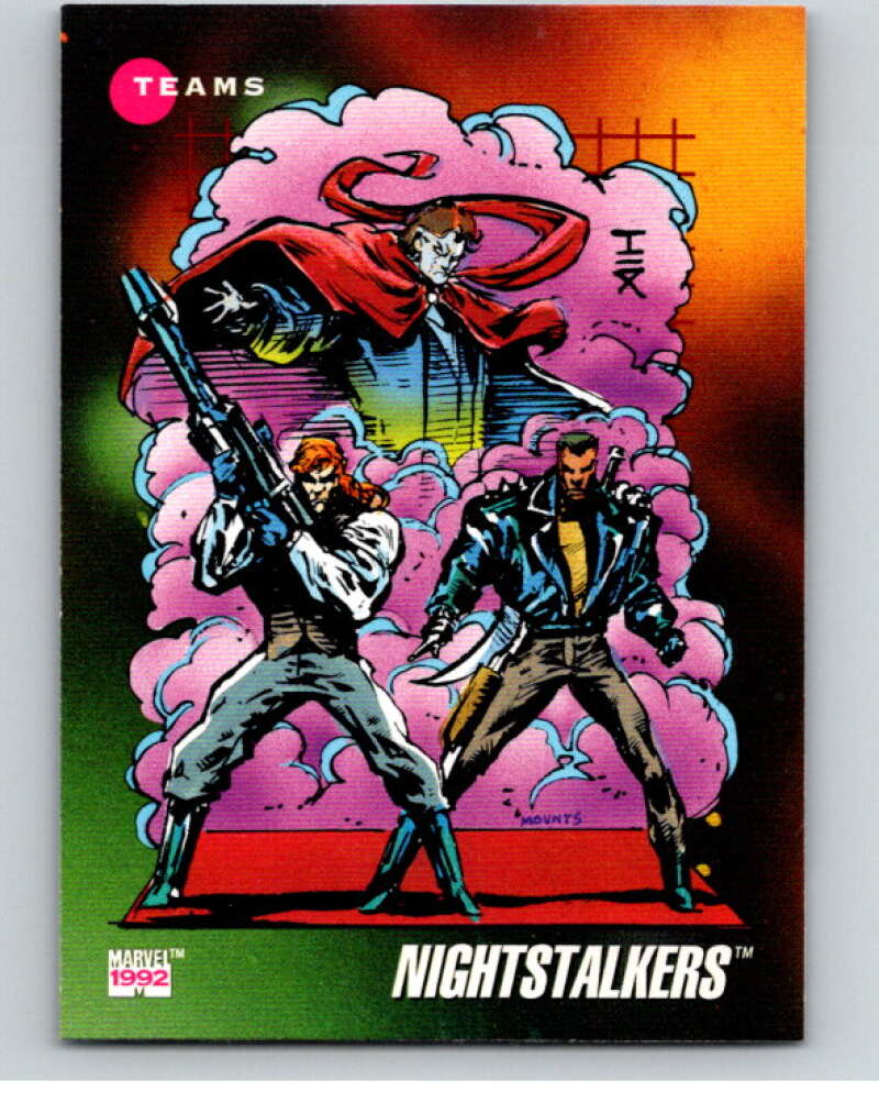 1992 Impel Marvel Universe #177 Nightstalkers V72077 Image 1