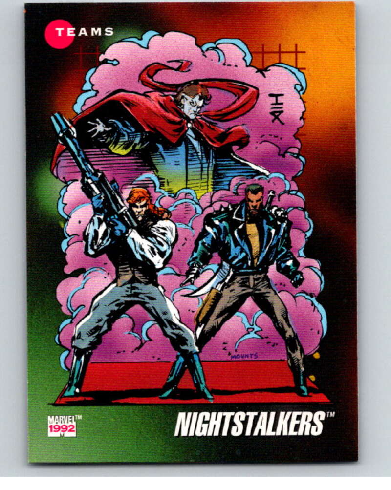 1992 Impel Marvel Universe #177 Nightstalkers V72078 Image 1
