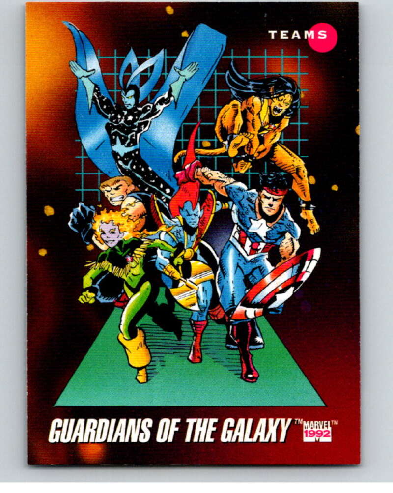 1992 Impel Marvel Universe #178 Guardians of the Galaxy V72079 Image 1