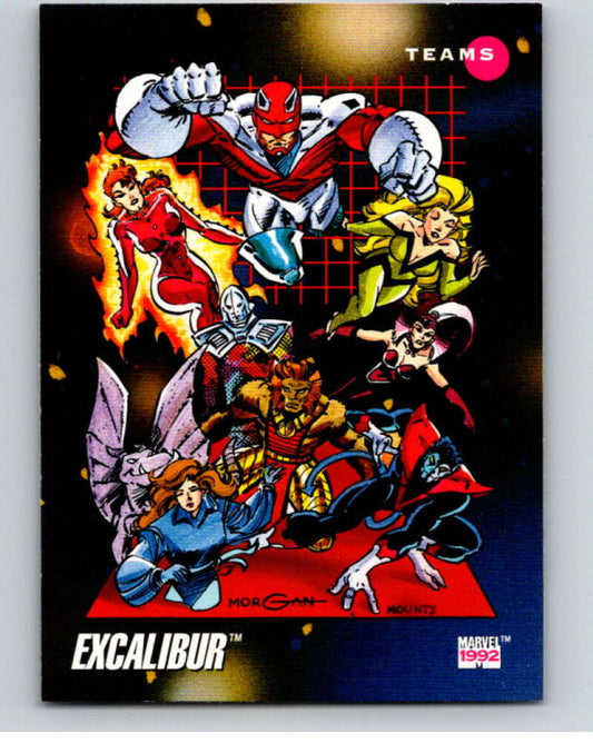 1992 Impel Marvel Universe #180 Excalibur   V72086 Image 1