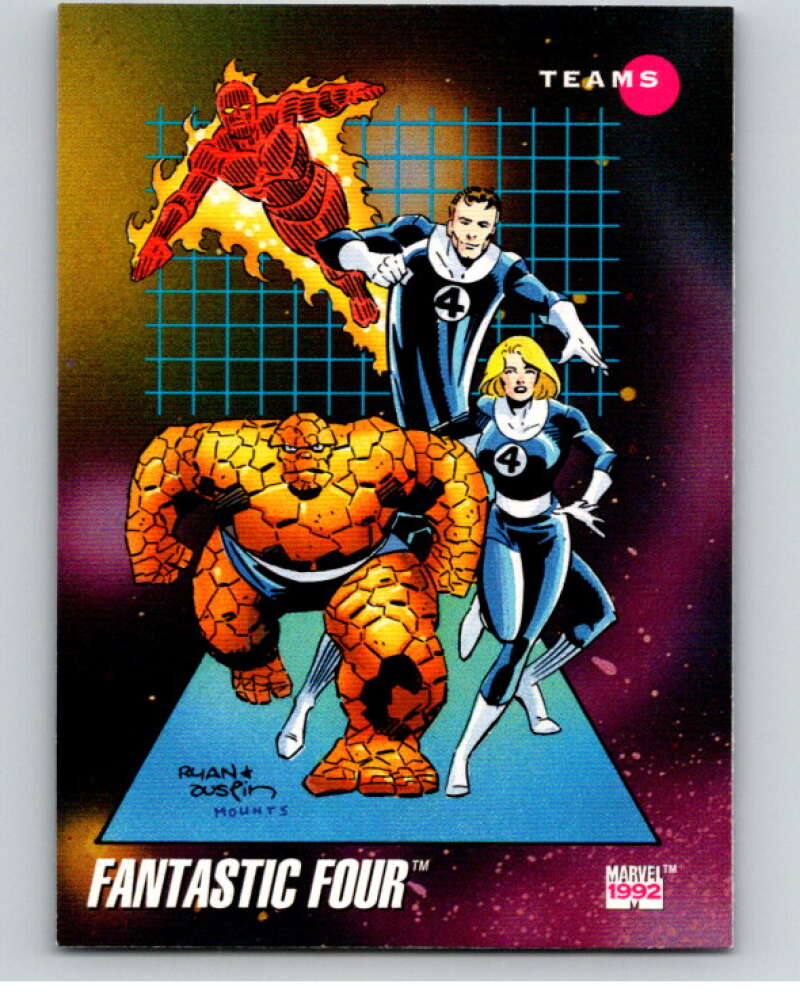 1992 Impel Marvel Universe #181 Fantastic Four V72088 Image 1