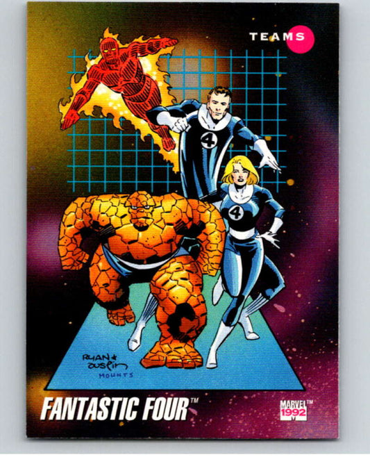 1992 Impel Marvel Universe #181 Fantastic Four   V72088 Image 1