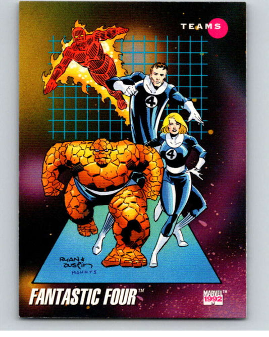 1992 Impel Marvel Universe #181 Fantastic Four   V72089 Image 1
