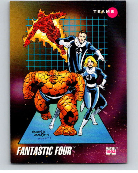 1992 Impel Marvel Universe #181 Fantastic Four   V72090 Image 1