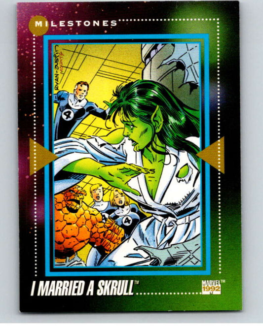 1992 Impel Marvel Universe #192 I Married a Skrull   V72097 Image 1