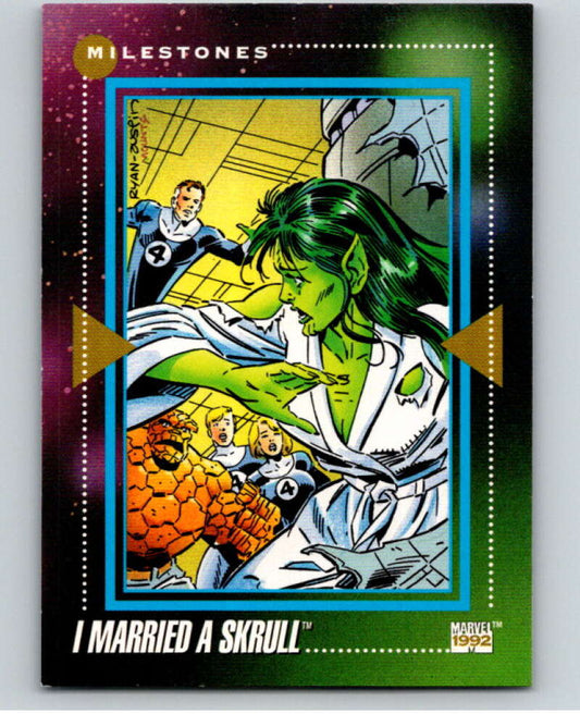 1992 Impel Marvel Universe #192 I Married a Skrull   V72099 Image 1