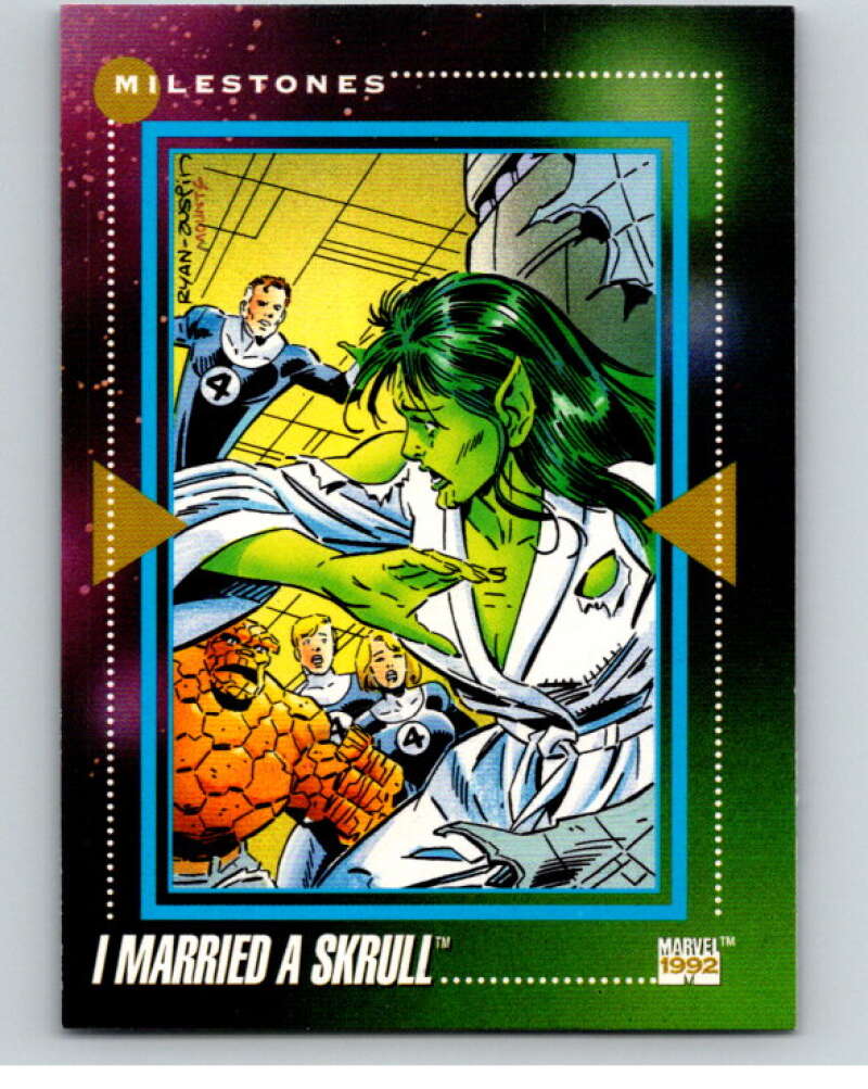 1992 Impel Marvel Universe #192 I Married a Skrull V72100 Image 1