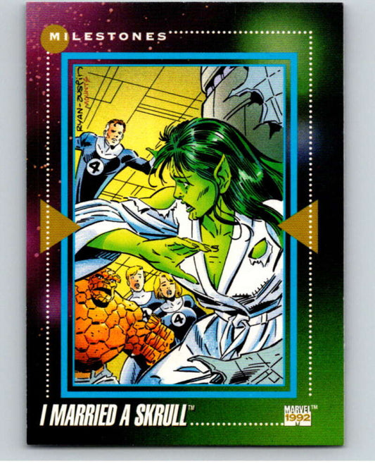 1992 Impel Marvel Universe #192 I Married a Skrull   V72100 Image 1