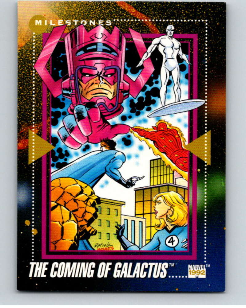 1992 Impel Marvel Universe #196 The Coming of Galactus V72104 Image 1