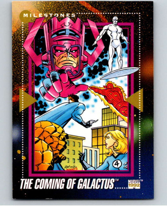 1992 Impel Marvel Universe #196 The Coming of Galactus   V72105 Image 1