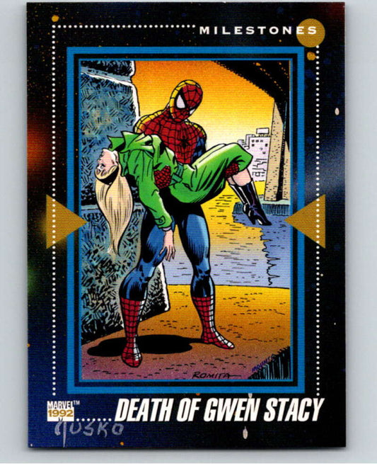 1992 Impel Marvel Universe #197 Death of Gwen Stacy   V72106 Image 1