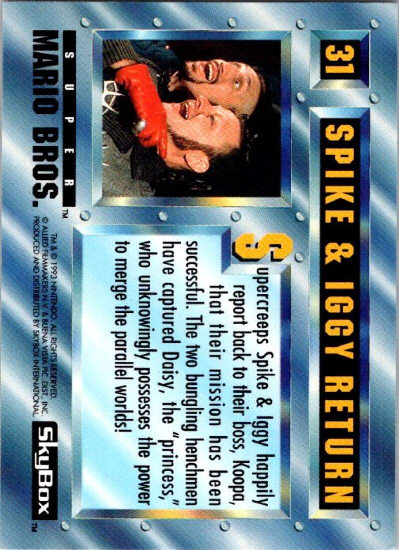 1993 Super Mario Brothers #31 Trading Card V72355 Image 2