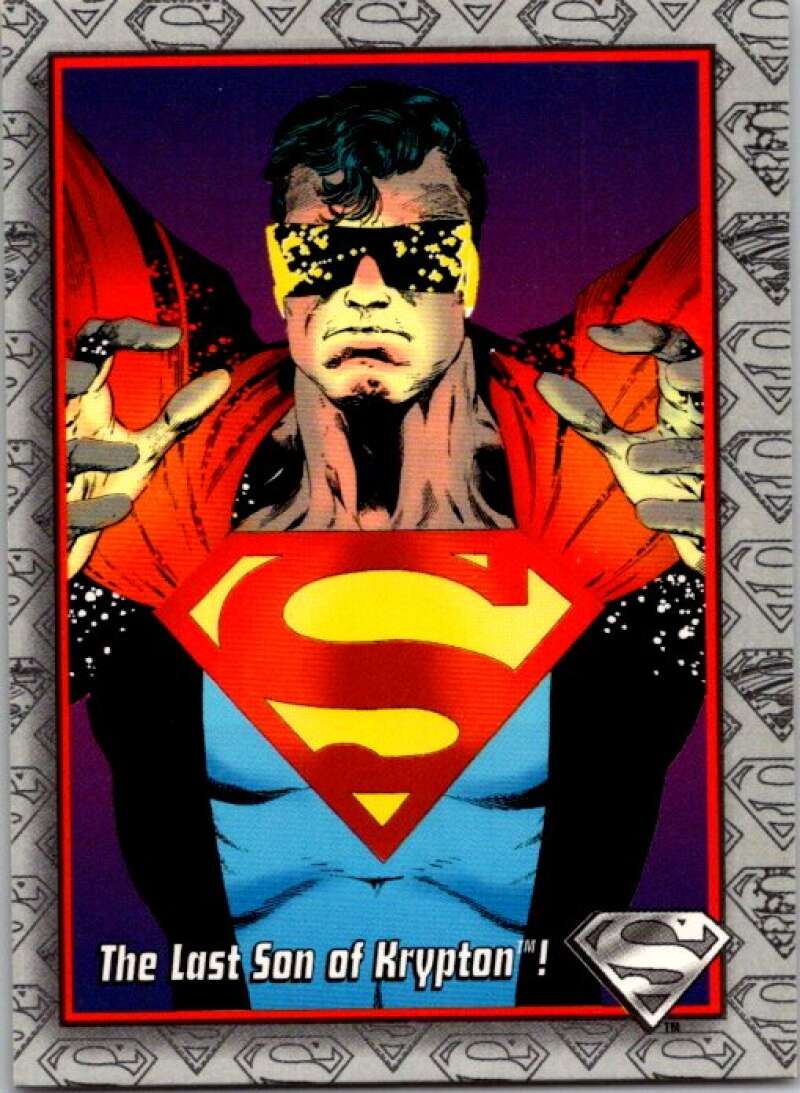 1993 Skybox Return of Superman #2 Superman V72410 Image 1