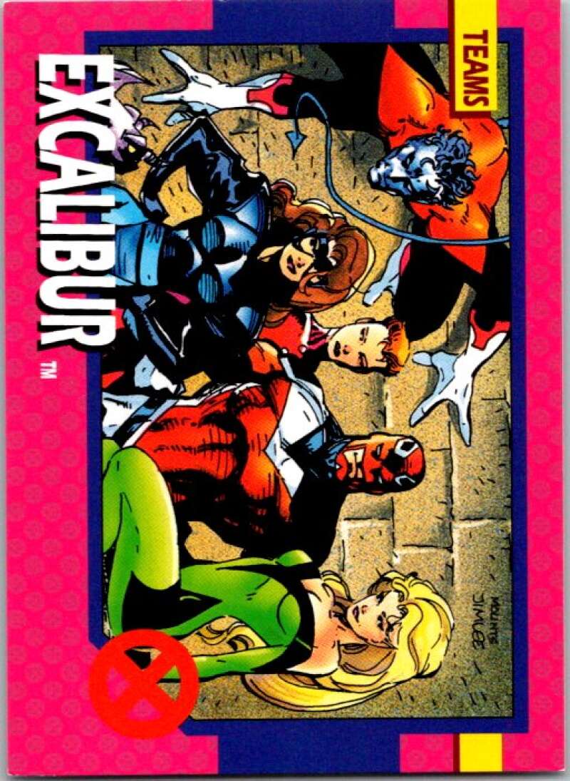 1992 Impel X-Men #75 Excalibur V72570 Image 1