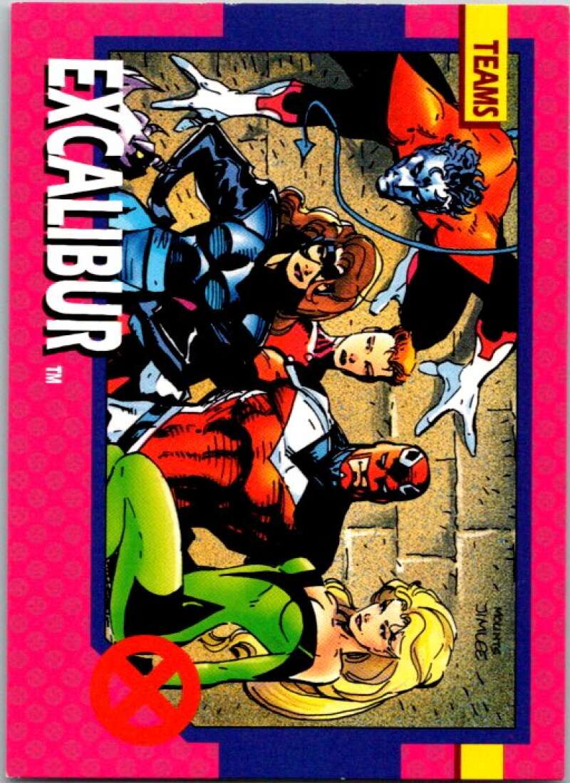 1992 Impel X-Men #75 Excalibur V72571 Image 1