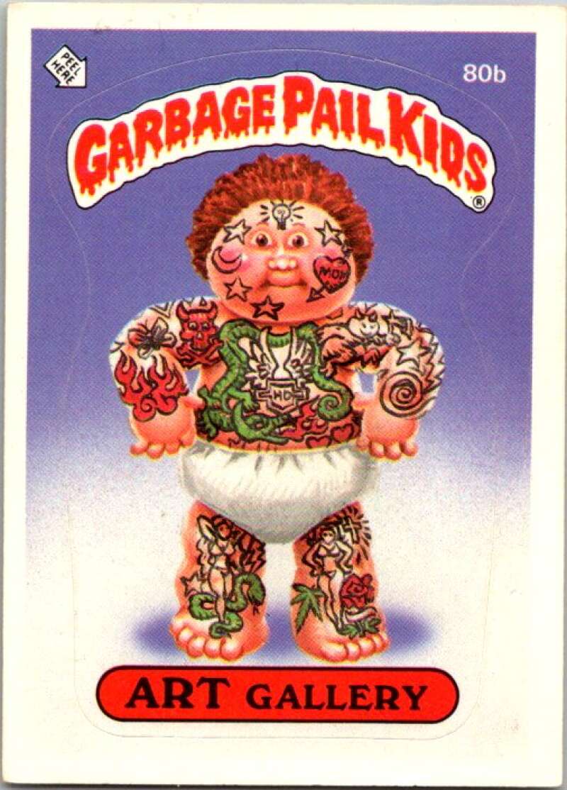 1985 Topps Garbage Pail Kids Series 2 #83b Sumo Sid V72746 Image 1