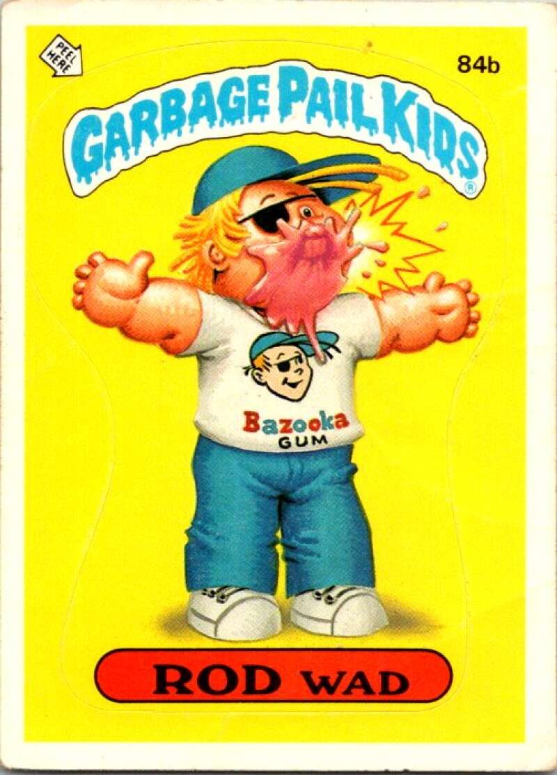 1986 Topps Garbage Pail Kids Series 3 #85a Stuck Chuck V72754 Image 1