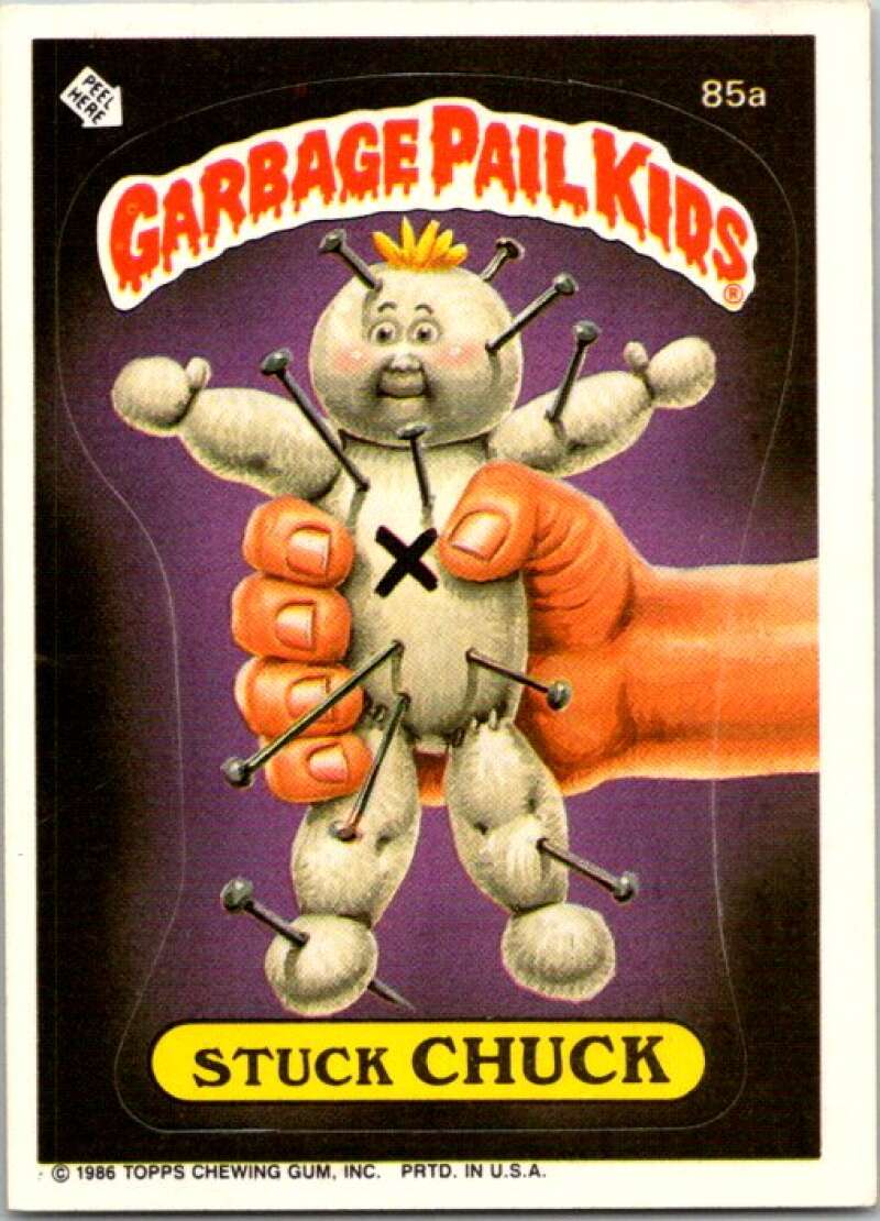 1986 Topps Garbage Pail Kids Series 3 #85b Pinned Lynn V72756 Image 1