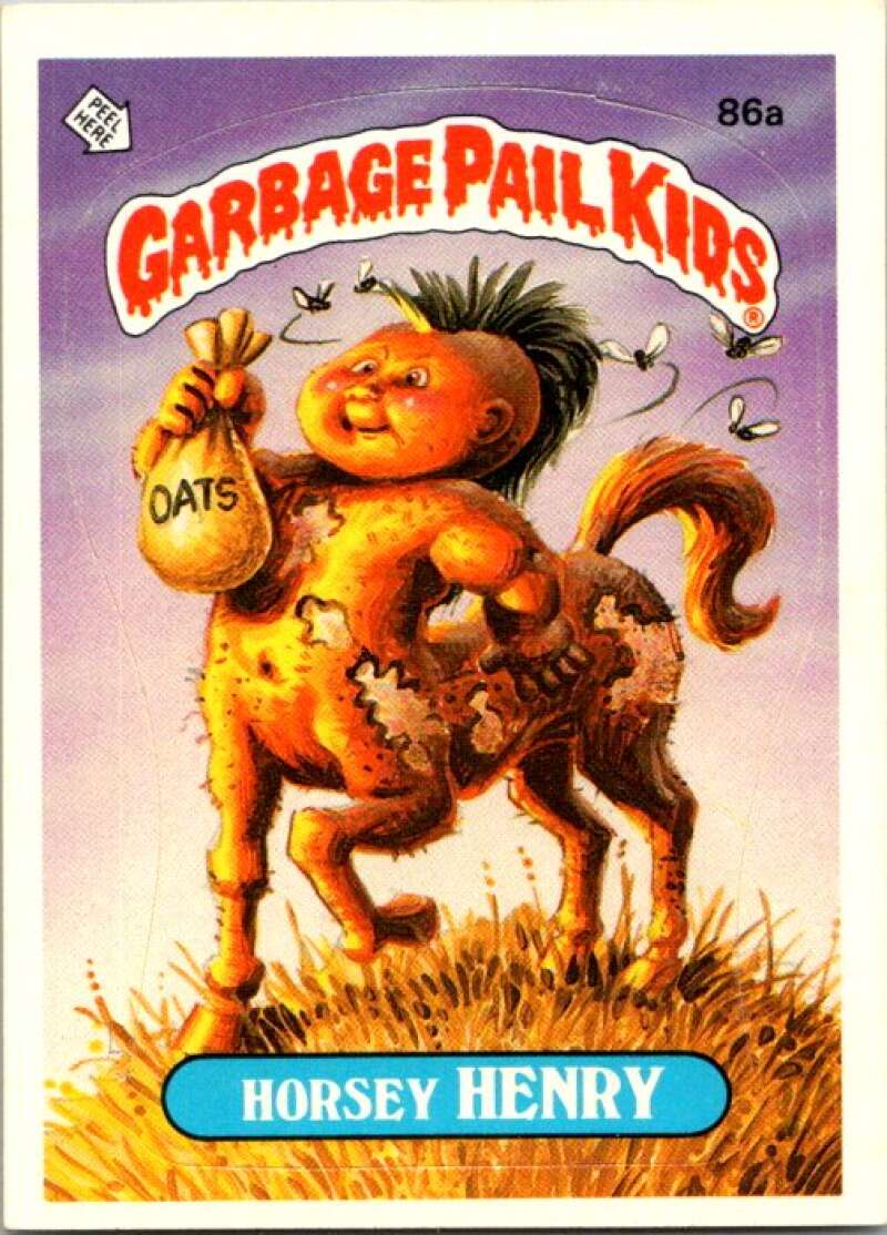 1986 Topps Garbage Pail Kids Series 3 #86b Galloping Glen V72761 Image 1