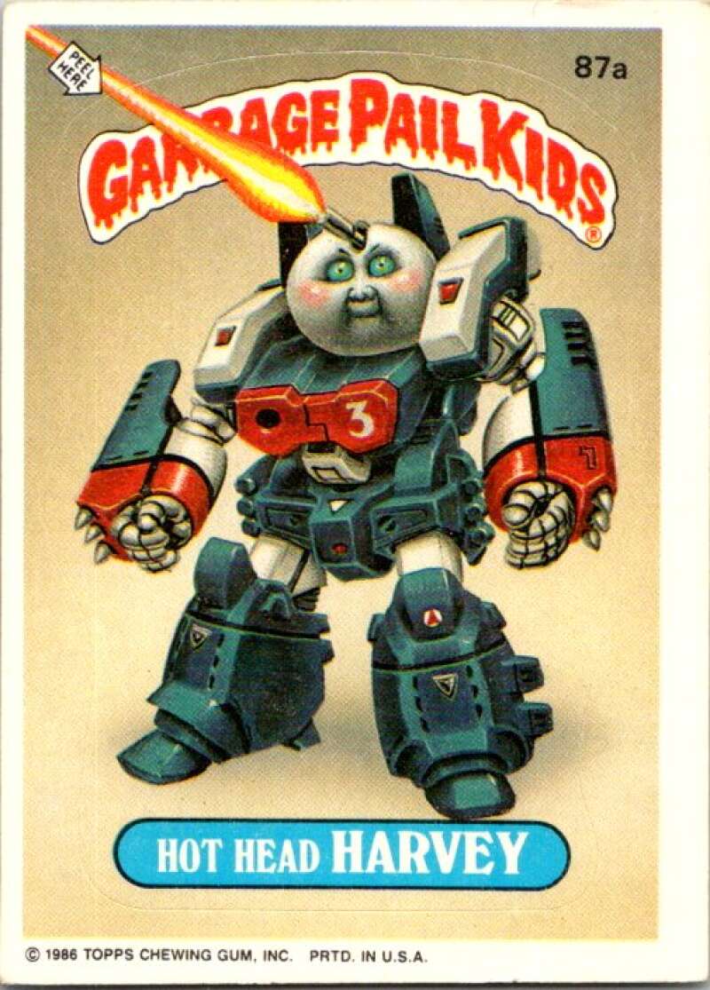 1986 Topps Garbage Pail Kids Series 3 #87b Roy Bot V72764 Image 1