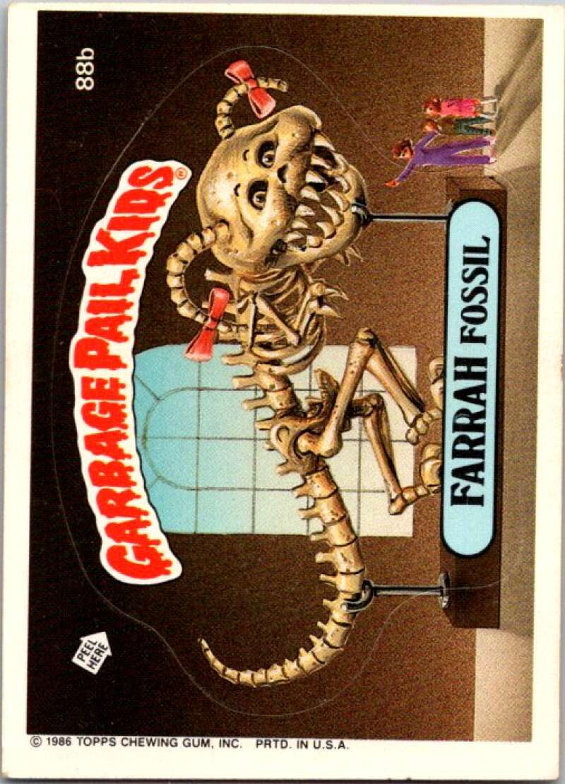 1986 Topps Garbage Pail Kids Series 3 #89a Hurt Curt V72771 Image 1