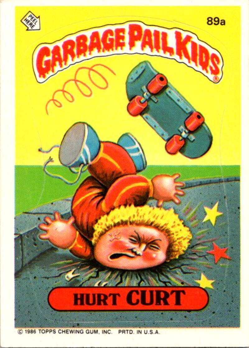 1986 Topps Garbage Pail Kids Series 3 #89b Pat Splat V72777 Image 1