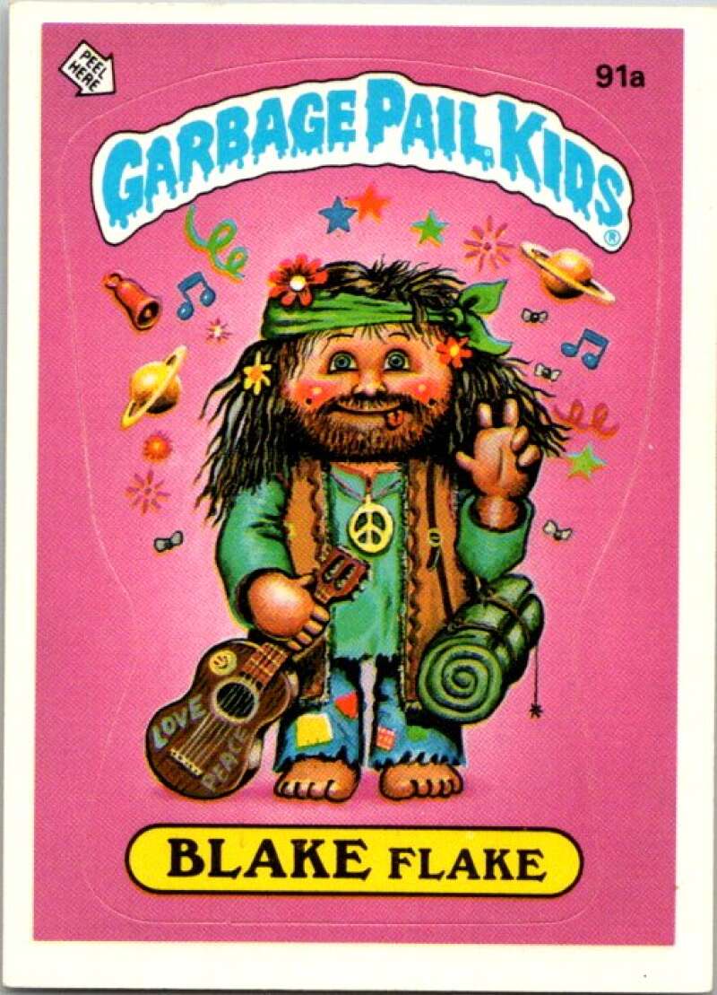 1986 Topps Garbage Pail Kids Series 3 #91a Blake Flake V72782 Image 1