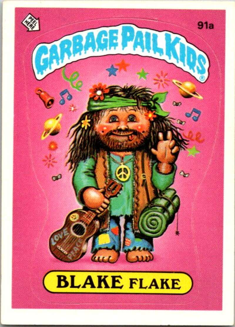 1986 Topps Garbage Pail Kids Series 3 #91b Hippie Skippy V72784 Image 1