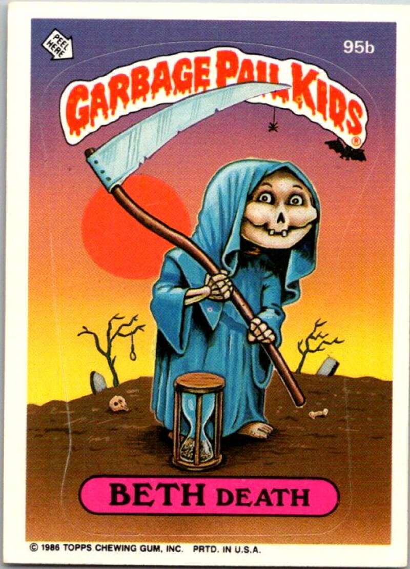 1986 Topps Garbage Pail Kids Series 3 #96a Distorted Dot V72800 Image 1