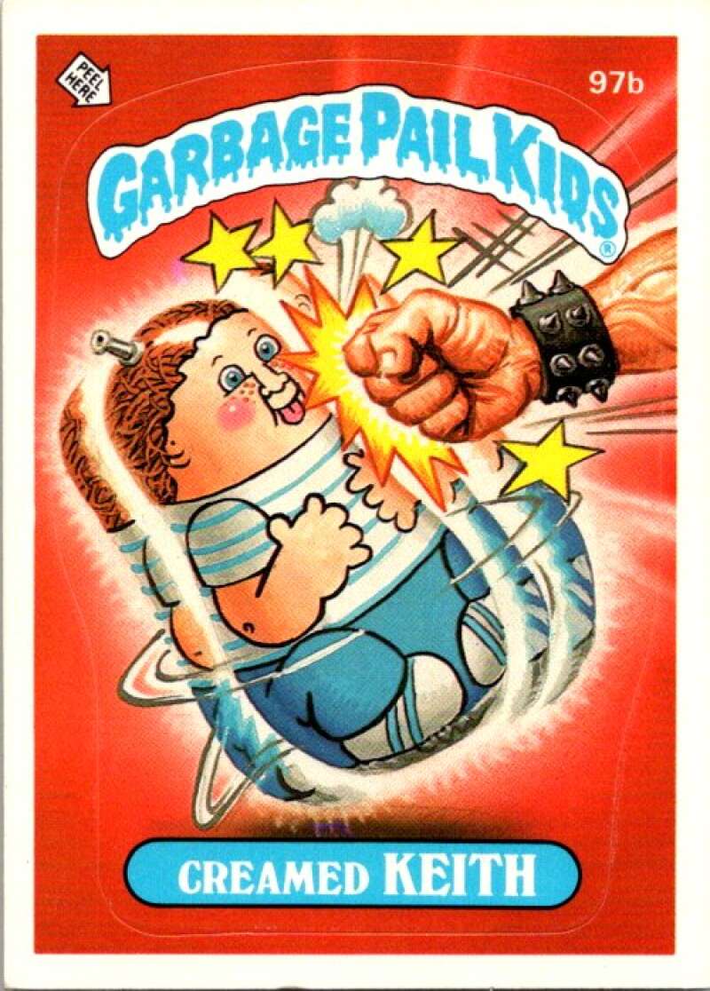 1986 Topps Garbage Pail Kids Series 3 #97b Creamed Keith V72802 Image 1