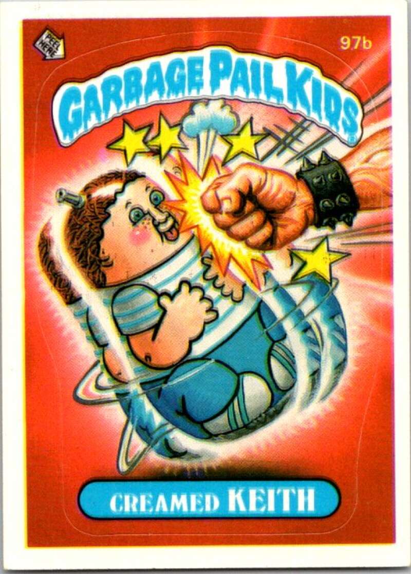 1986 Topps Garbage Pail Kids Series 3 #97b Creamed Keith V72805 Image 1