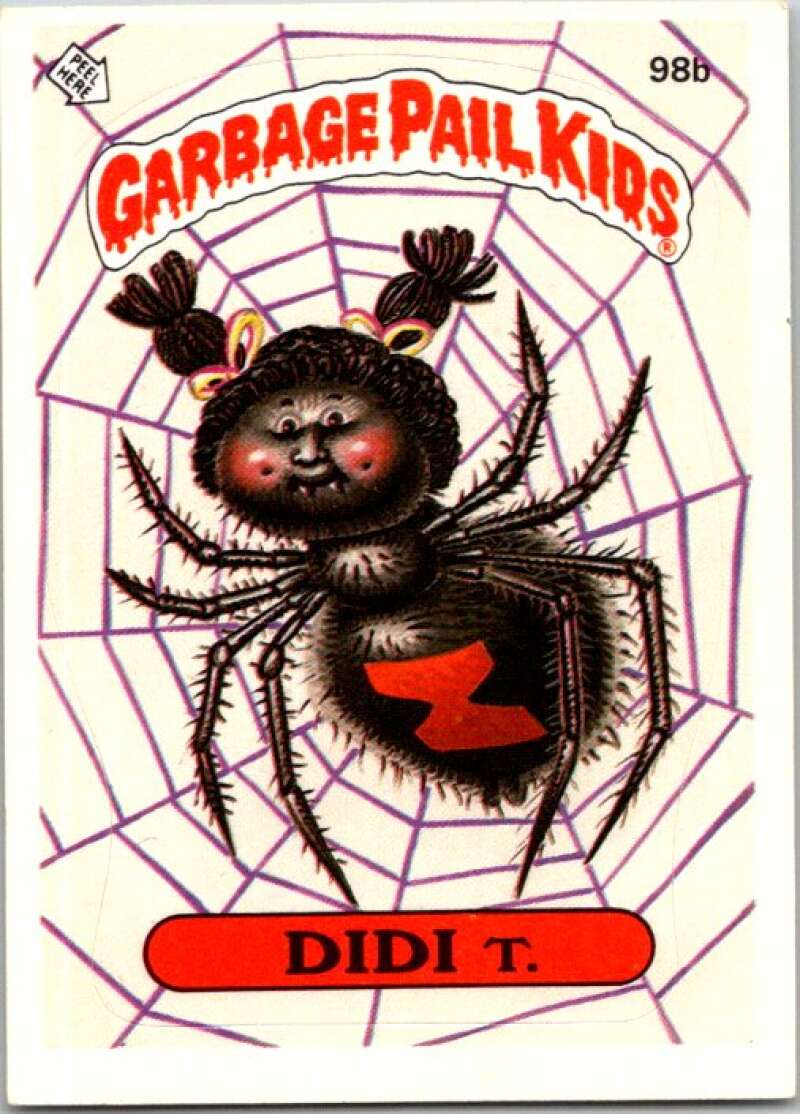 1986 Topps Garbage Pail Kids Series 3 #98b Didi T. V72808 Image 1