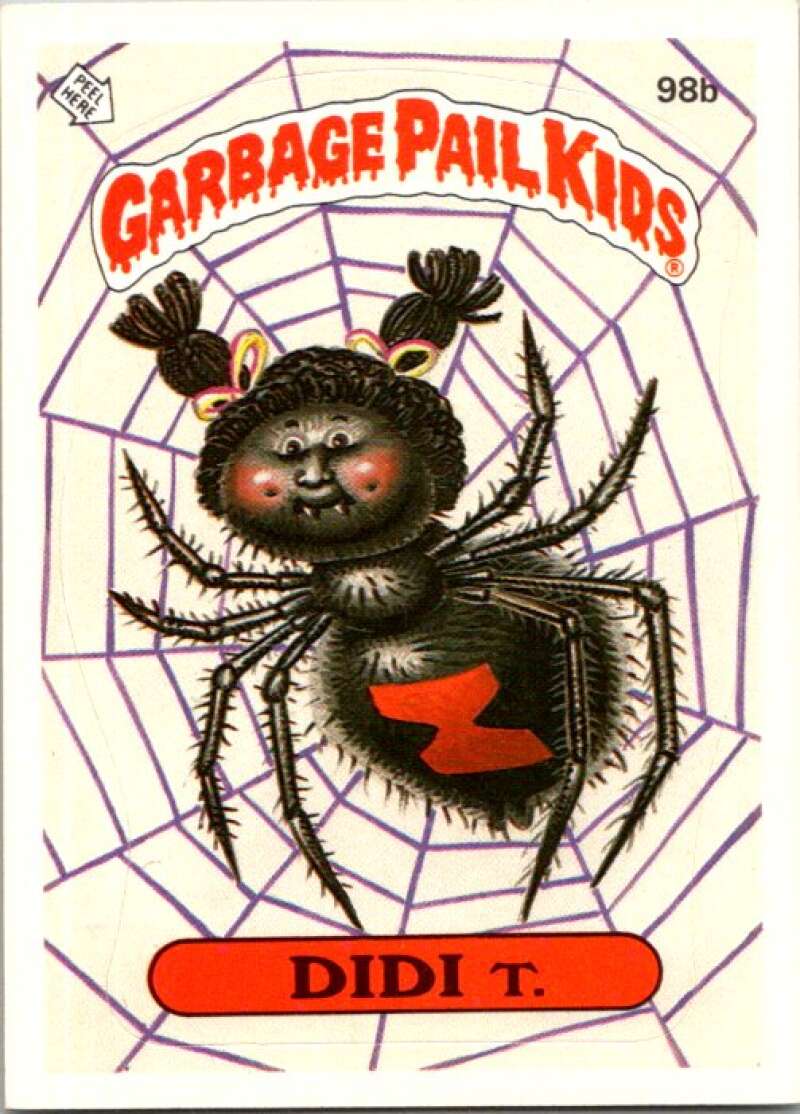 1986 Topps Garbage Pail Kids Series 3 #98b Didi T. V72809 Image 1