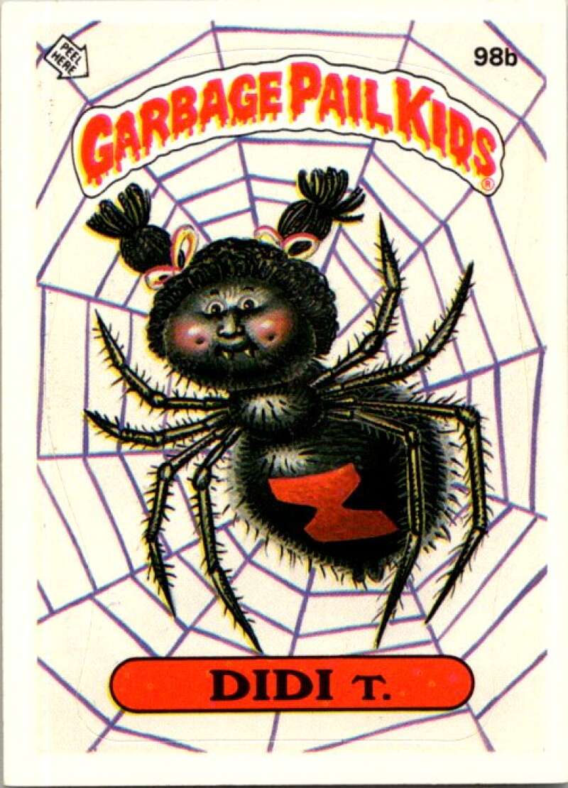 1986 Topps Garbage Pail Kids Series 3 #98b Didi T. V72810 Image 1