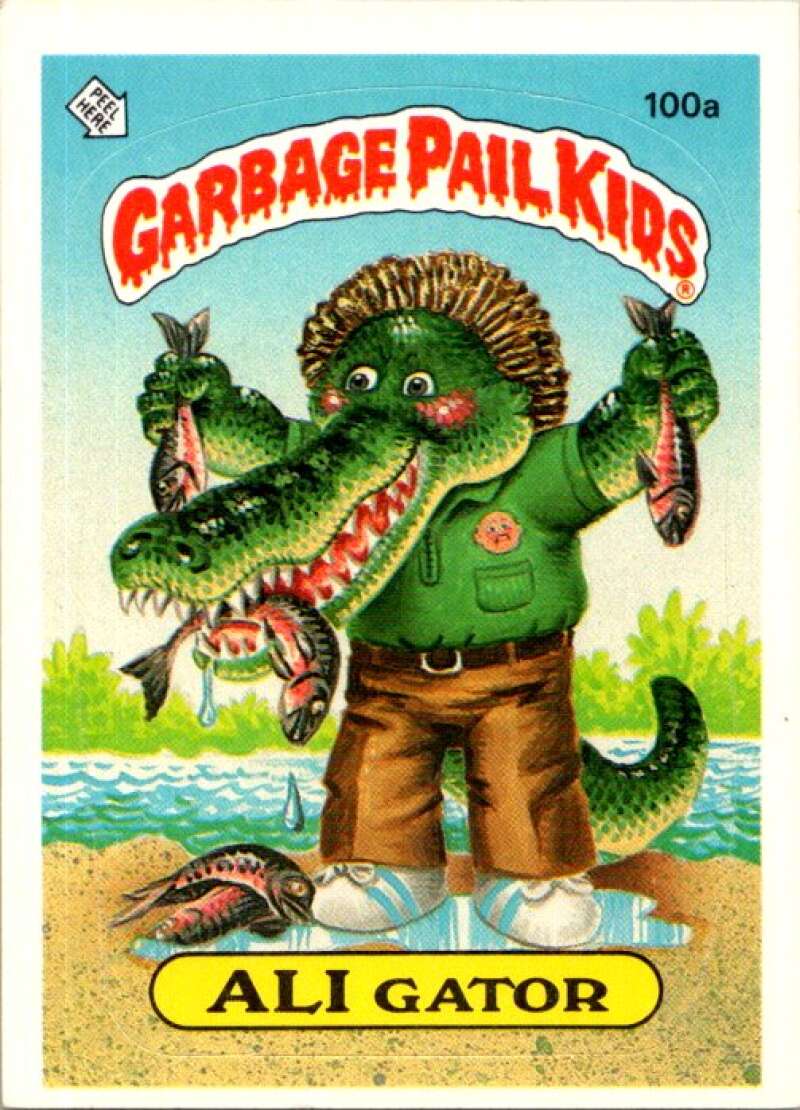 1986 Topps Garbage Pail Kids Series 3 #100b Marshy Marshall V72814 Image 1