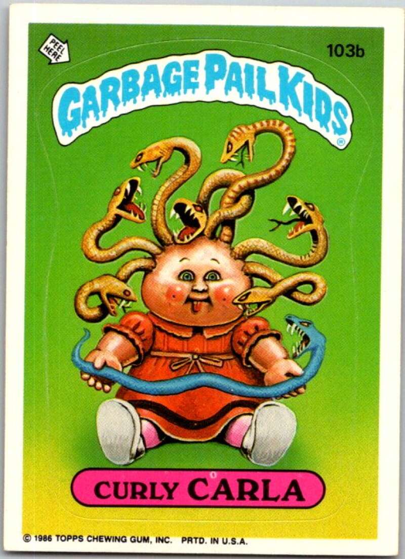 1986 Topps Garbage Pail Kids Series 3 #104b Barren Aaron V72824 Image 1